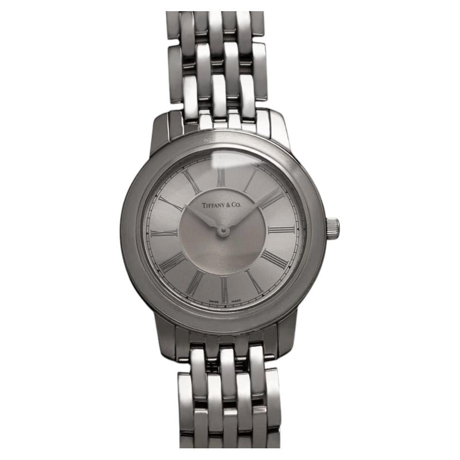 Tiffany & Co. Mens Mark Resonator Quartz Watch - Stainless Steel For Sale