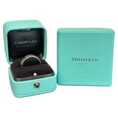 Tiffany & Co. Men's Platinum Double Milgrain "Together" Wedding Band Sz 8.5