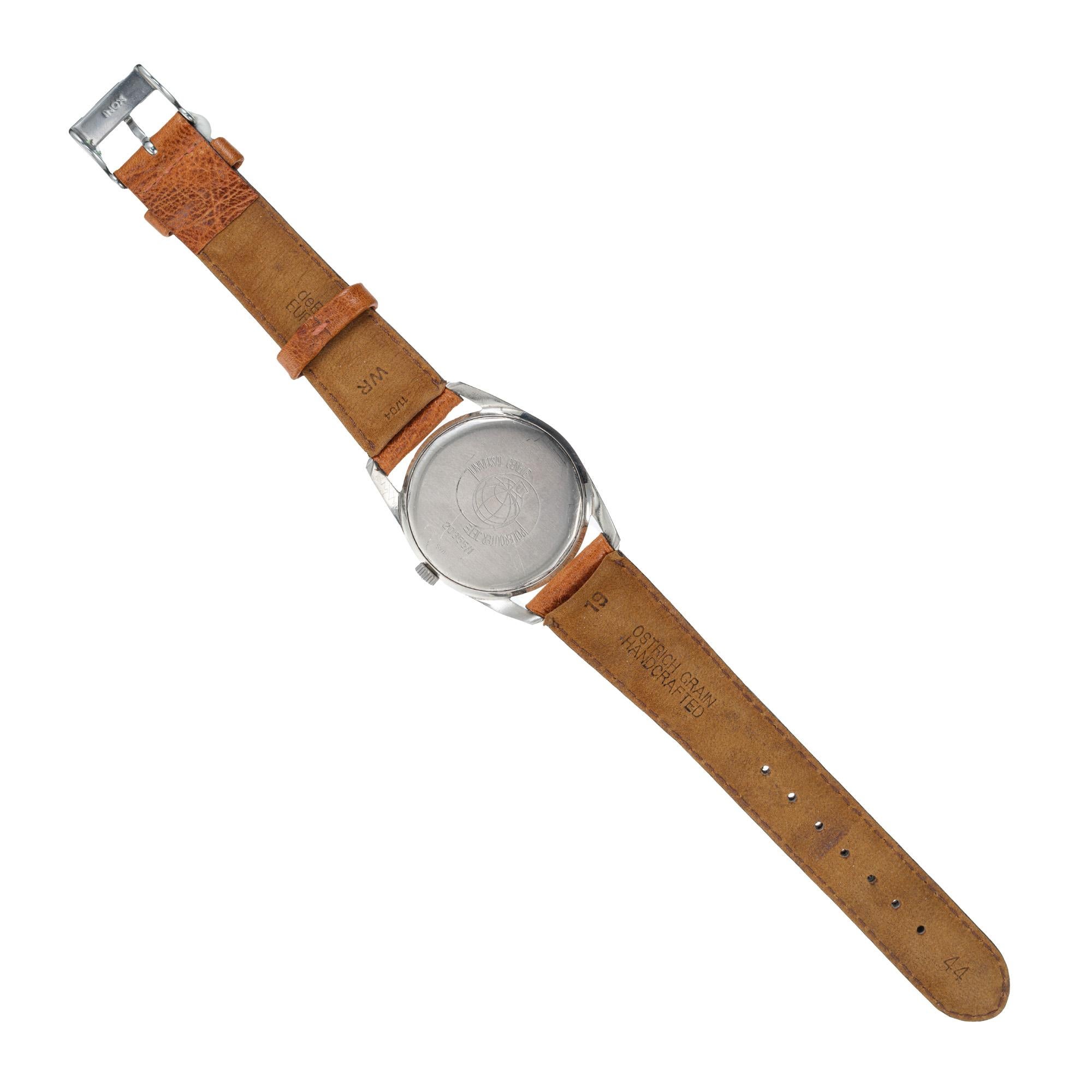 Montre-bracelet universel Polerouter en acier inoxydable vendue par Tiffany & Co. Pour hommes en vente