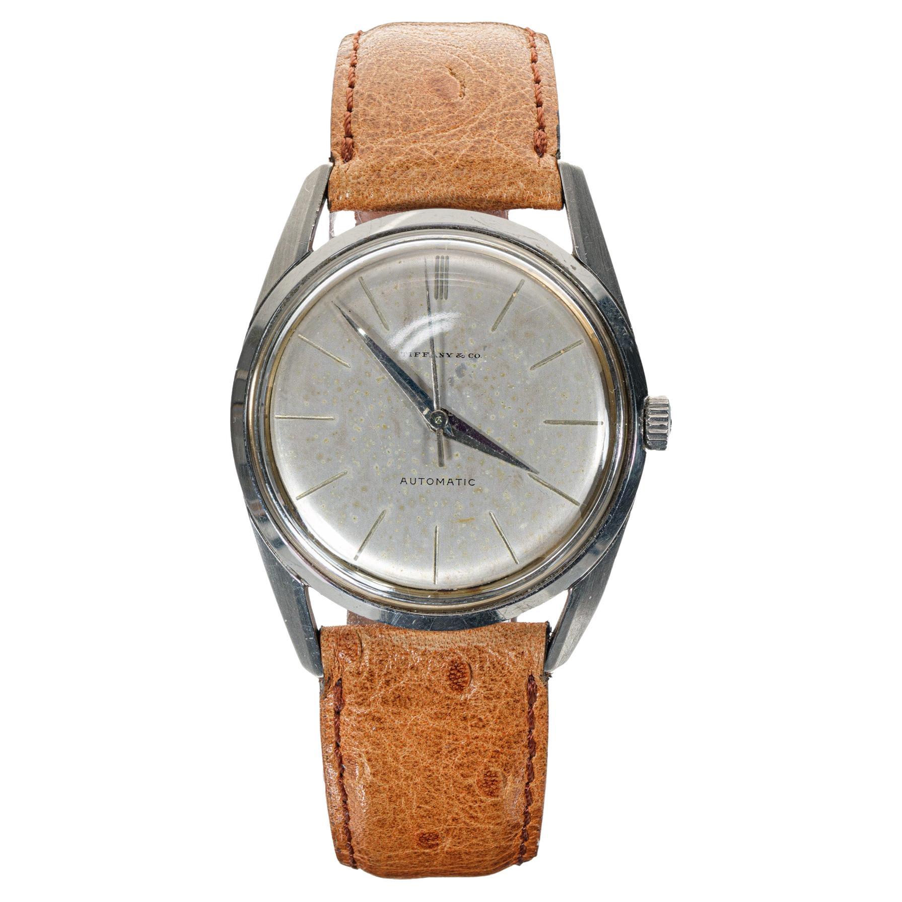 Tiffany & Co. Men's Universal Stainless Steel Polerouter Wristwatch