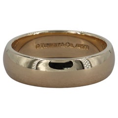 Tiffany & Co. Men's Wedding Band Ring in 18 Karat Yellow Gold