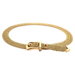 Vintage Tiffany & Co. Mesh Choker 18K Yellow Gold