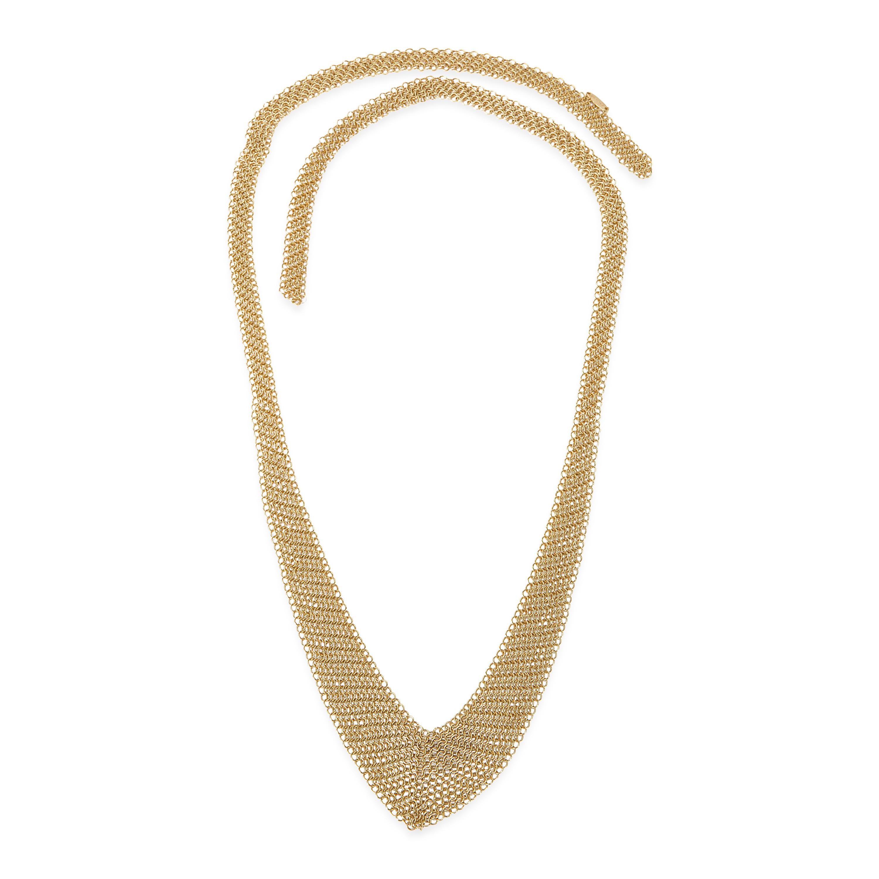 Tiffany and co mesh necklace Clearance