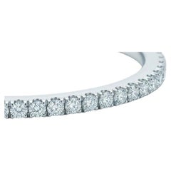 Tiffany & Co. Metro 18K Weißgold Diamant-Armreif