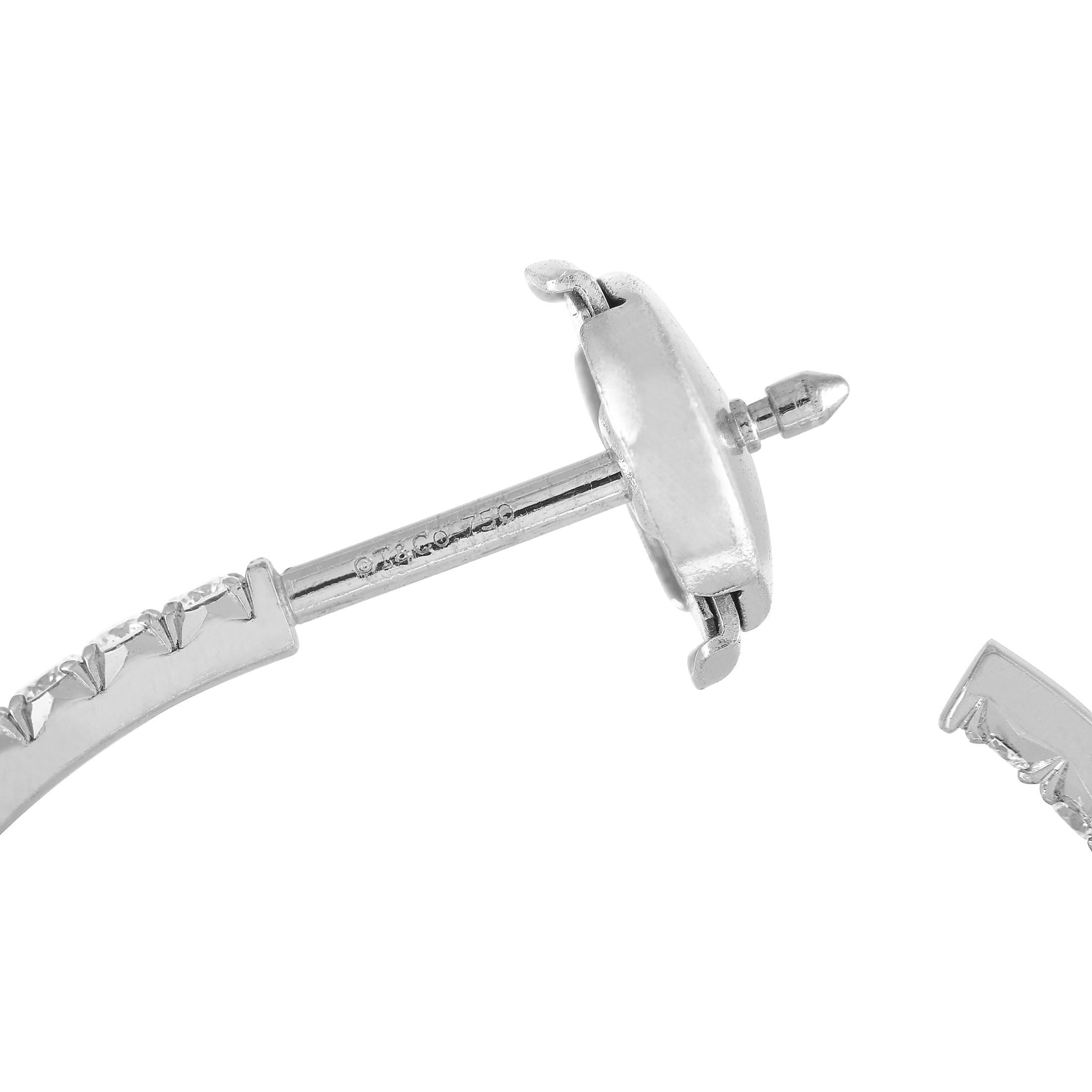 tiffany inside out hoop earrings