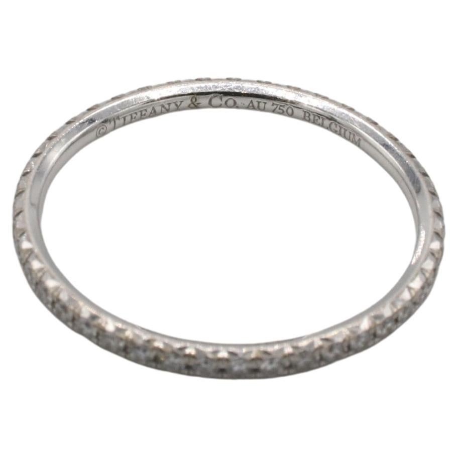 Modern Tiffany & Co. Metro .20 Carat Natural Round Diamond Full Eternity Band Ring