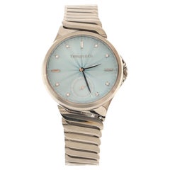 Tiffany & Co. Metro 3-Hand Automatic Watch Stainless Steel with Diamond Markers