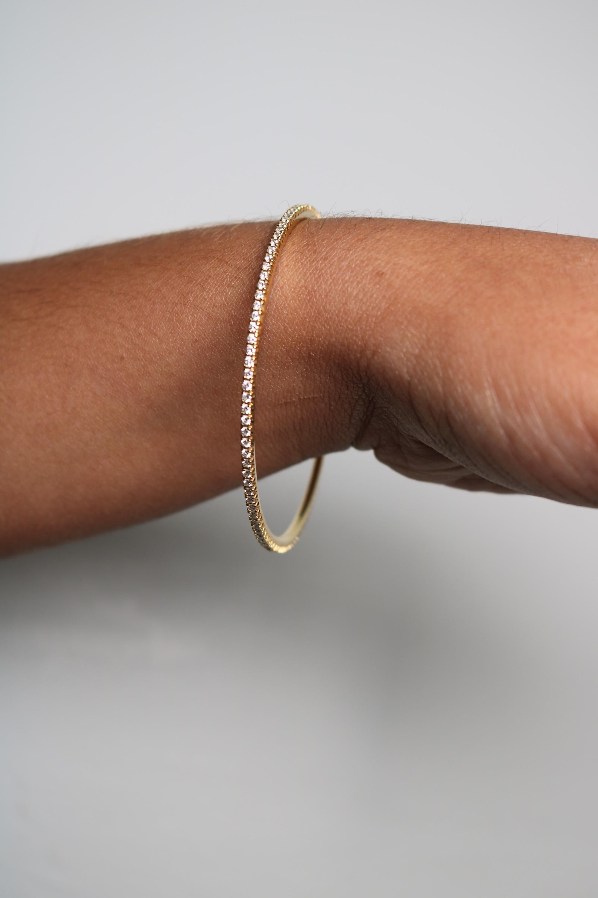 Tiffany & Co. Bracelet Metro en or jaune 18 carats de taille moyenne avec boîte et papiers en vente 6