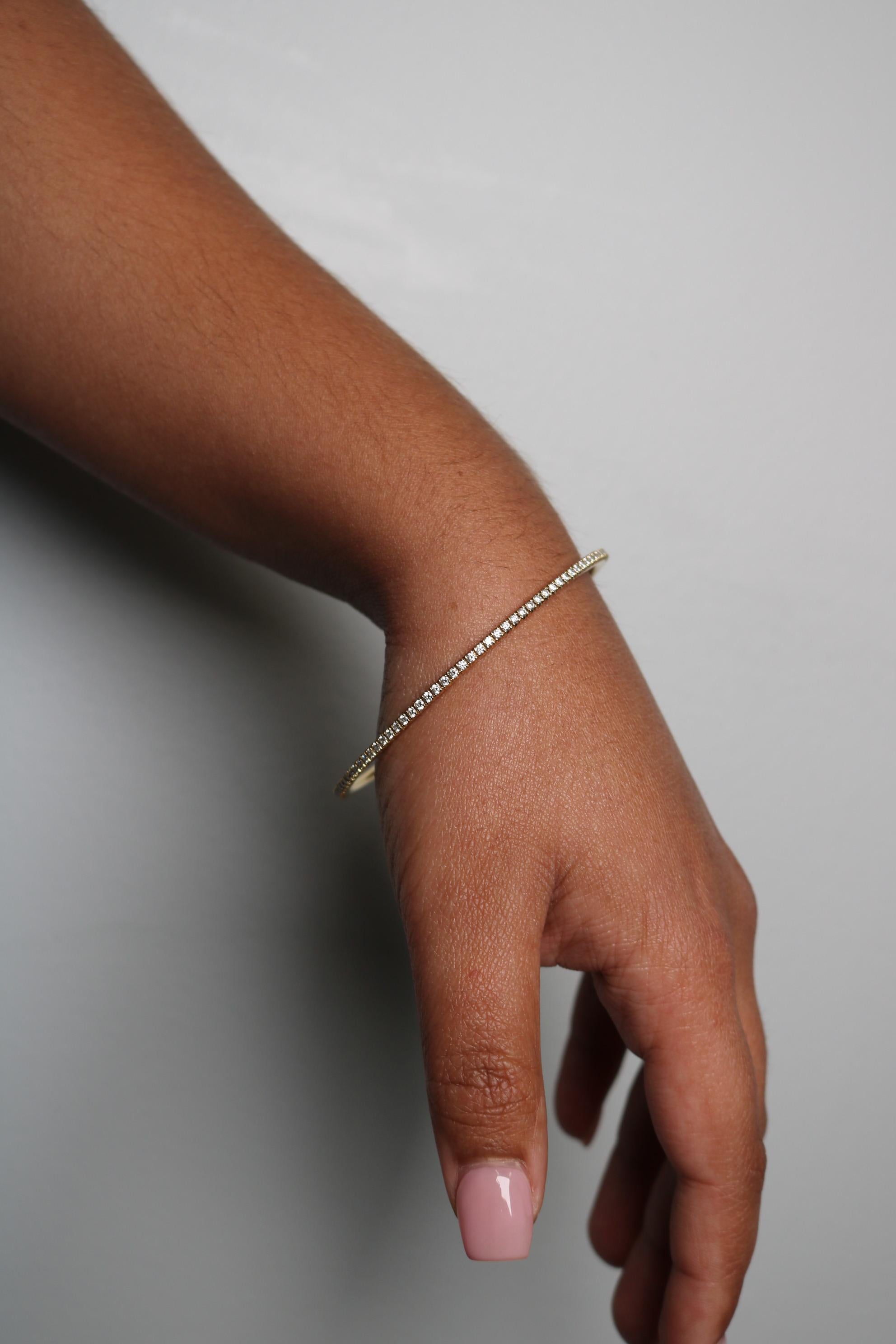 Tiffany & Co. Bracelet Metro en or jaune 18 carats de taille moyenne avec boîte et papiers en vente 7