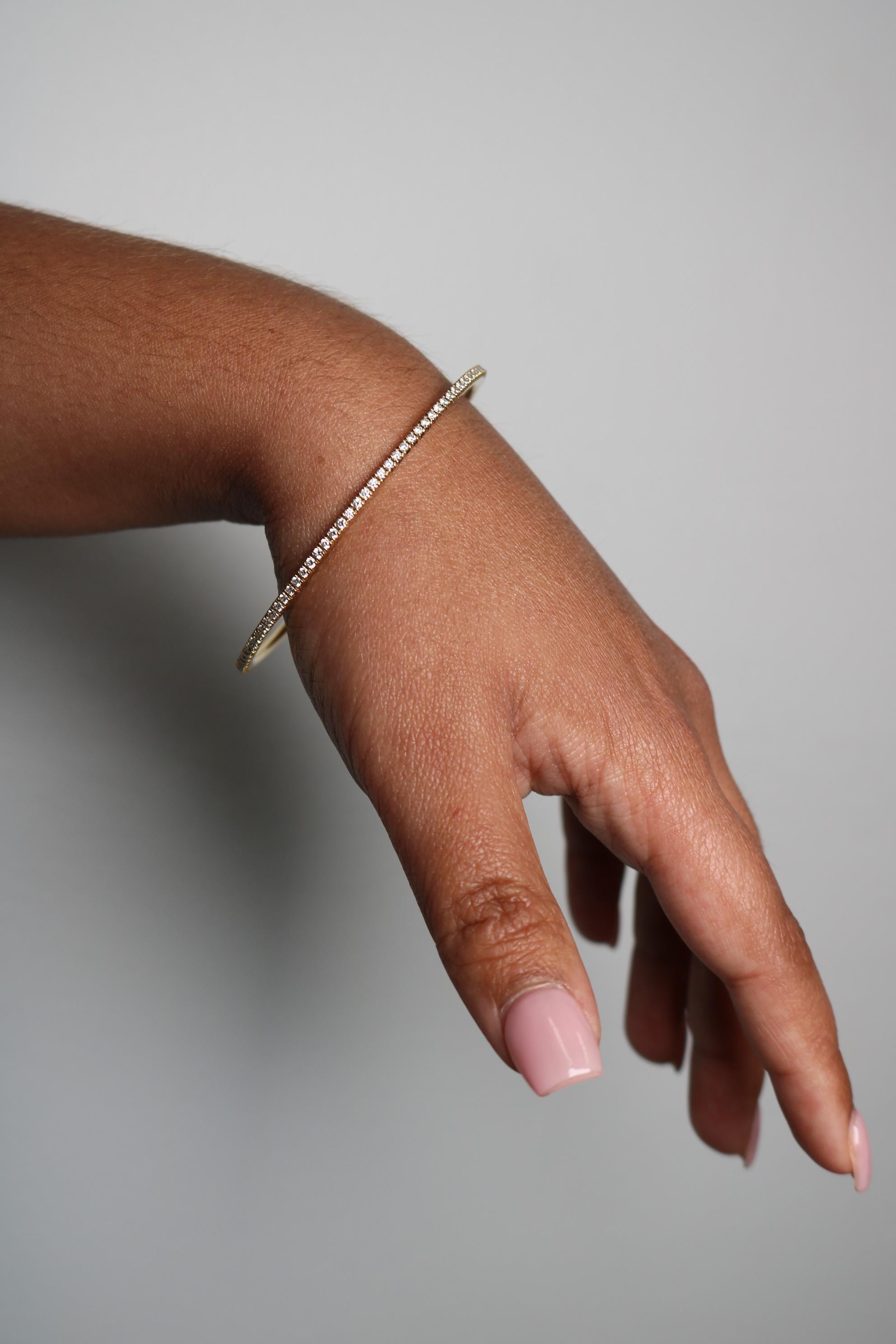 Moderne Tiffany & Co. Bracelet Metro en or jaune 18 carats de taille moyenne avec boîte et papiers en vente