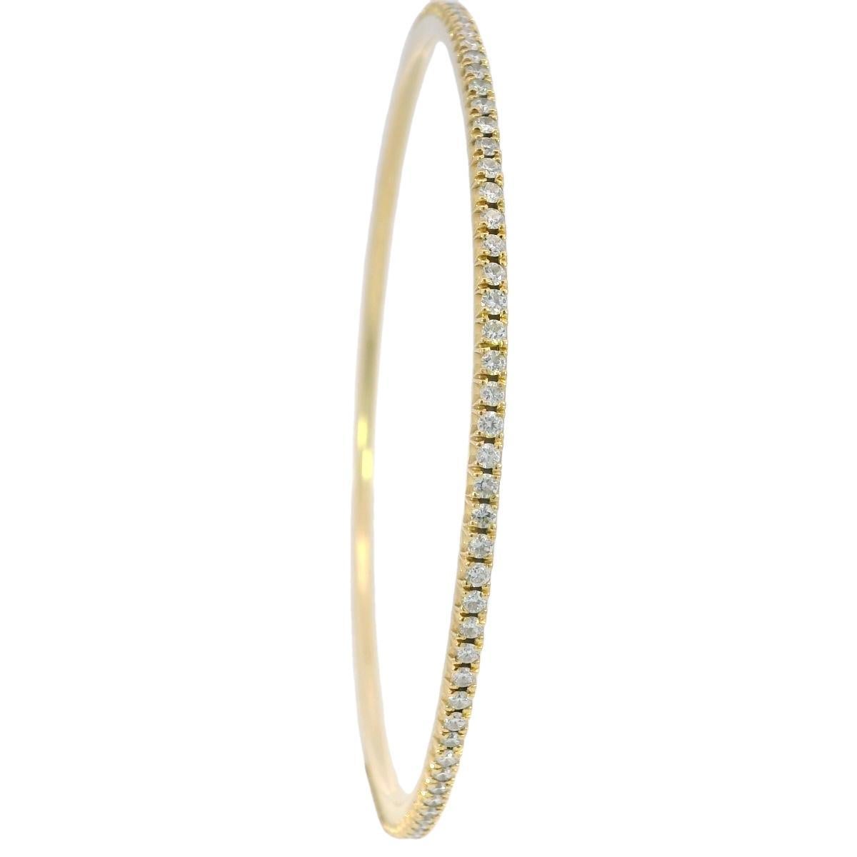 Tiffany & Co. Bracelet Metro en or jaune 18 carats de taille moyenne avec boîte et papiers Pour femmes en vente