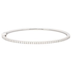 Used Tiffany & Co "Metro" Diamond Bangle Bracelet