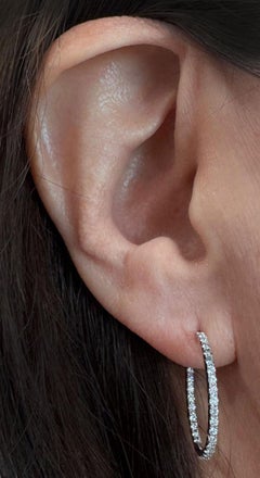 Tiffany & Co. Metro Diamond Hoops