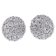 Tiffany & Co Metro Diamond Stud Earrings
