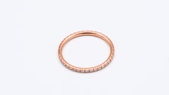 Tiffany & Co. Metro Eternity Diamond Band in 18 Karat Rose Gold