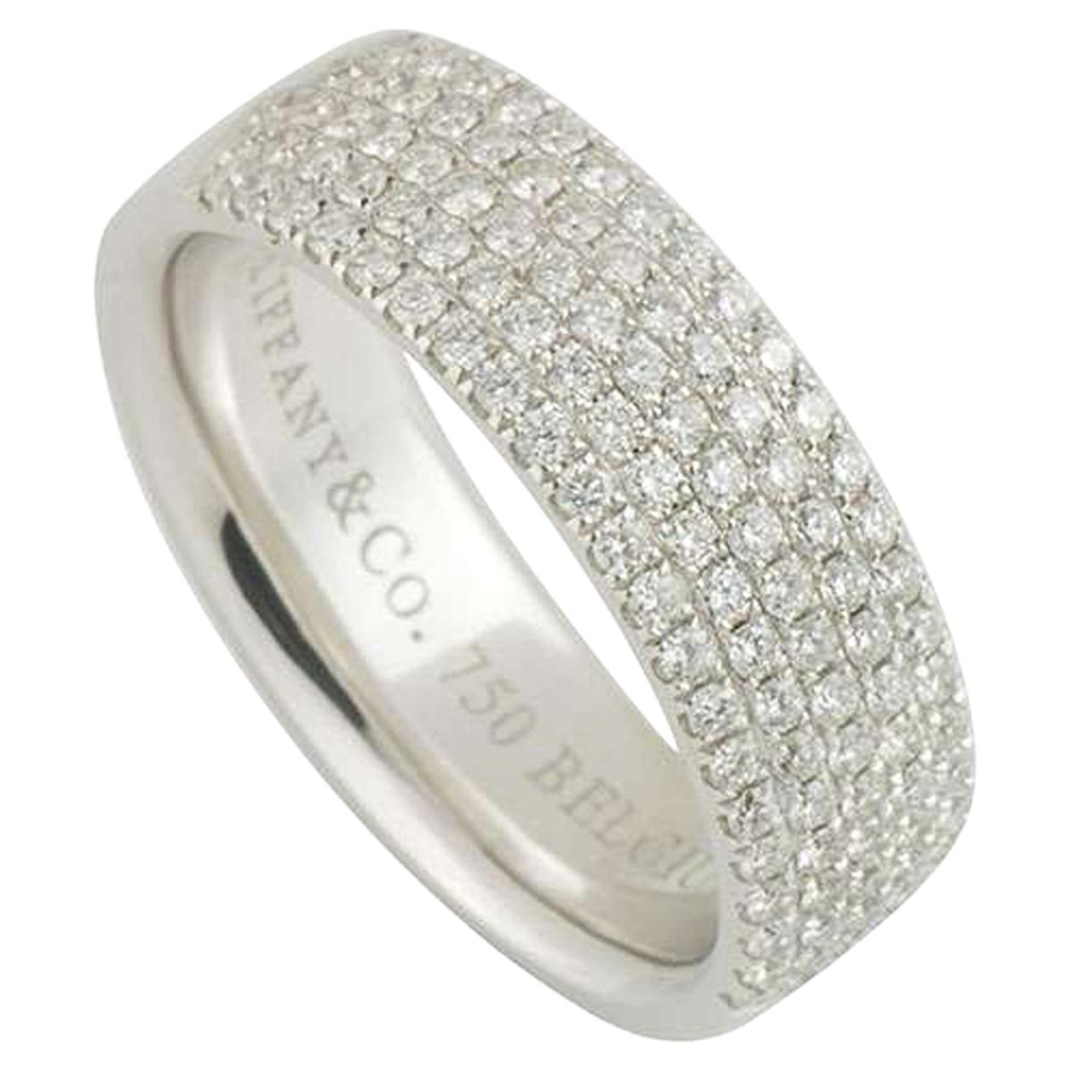 Tiffany & Co. Metro Five-Row Diamond Band Ring