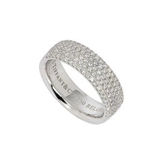 Tiffany & Co. Metro Five-Row Diamond Band Ring Unisex