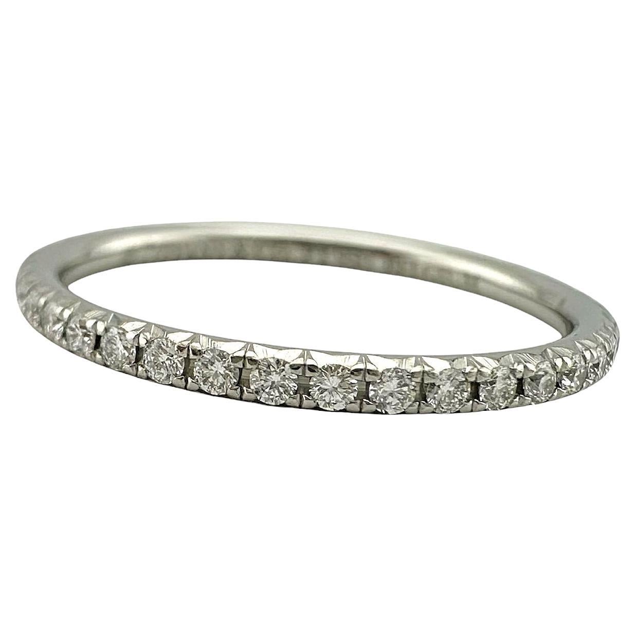 Tiffany & Co Metro full Eternity Diamond Band Ring in Platinum