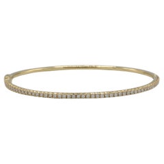 Tiffany & Co. Bracciale Metro con cerniera in oro giallo 18 carati con diamanti naturali
