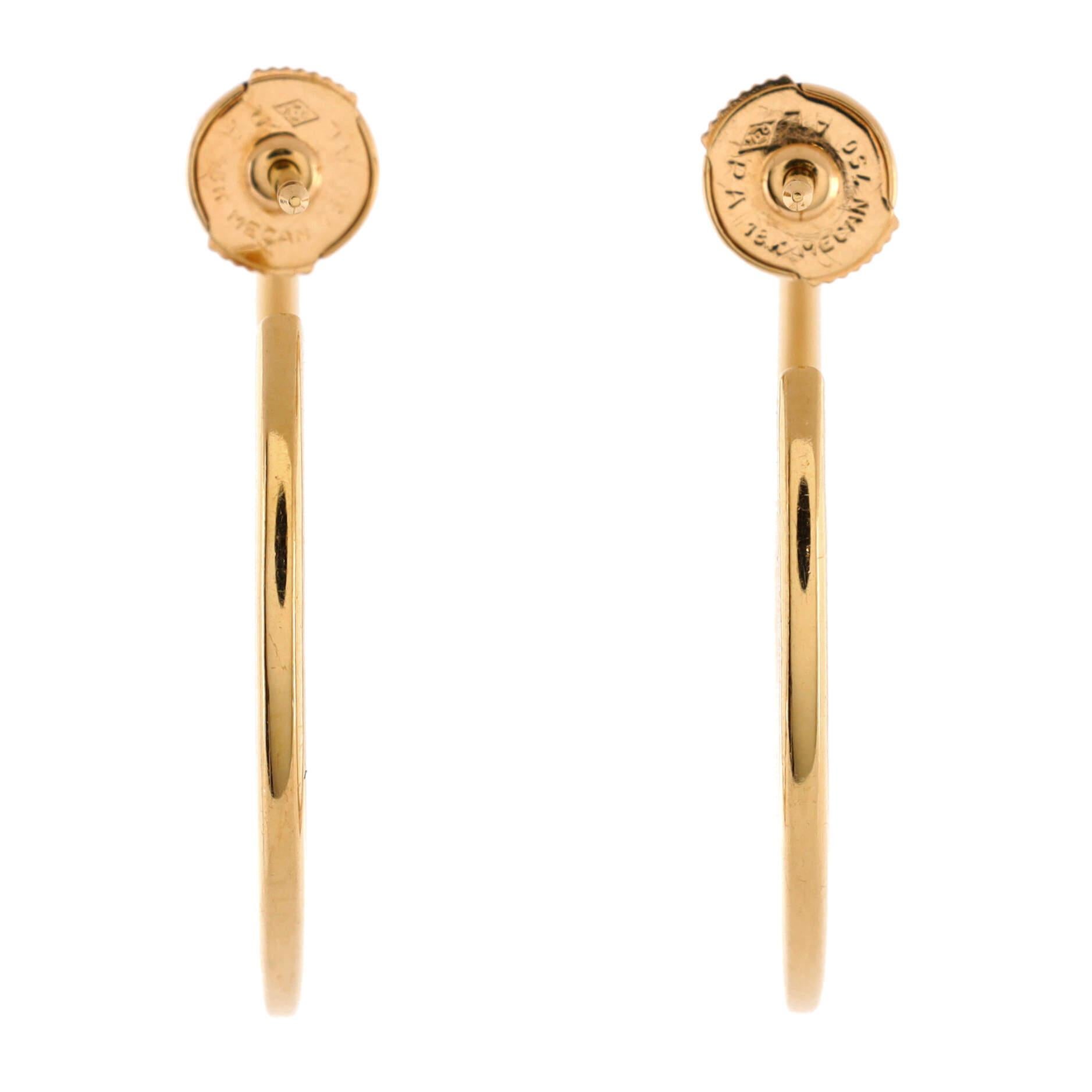 tiffany metro hoop earrings