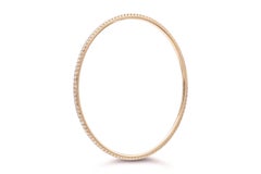 Tiffany & Co. "Metro" Rose Gold Bangle Bracelet