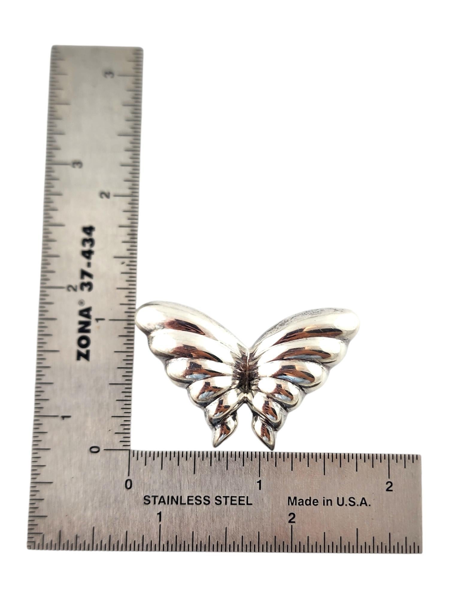 Tiffany & Co Mexico Sterling Silver Butterly Brooch Pin #18619 5