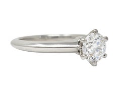 Tiffany & Co. Mid-Century 1.06 CTW Transitional Cut Diamond Engagement Ring GIA