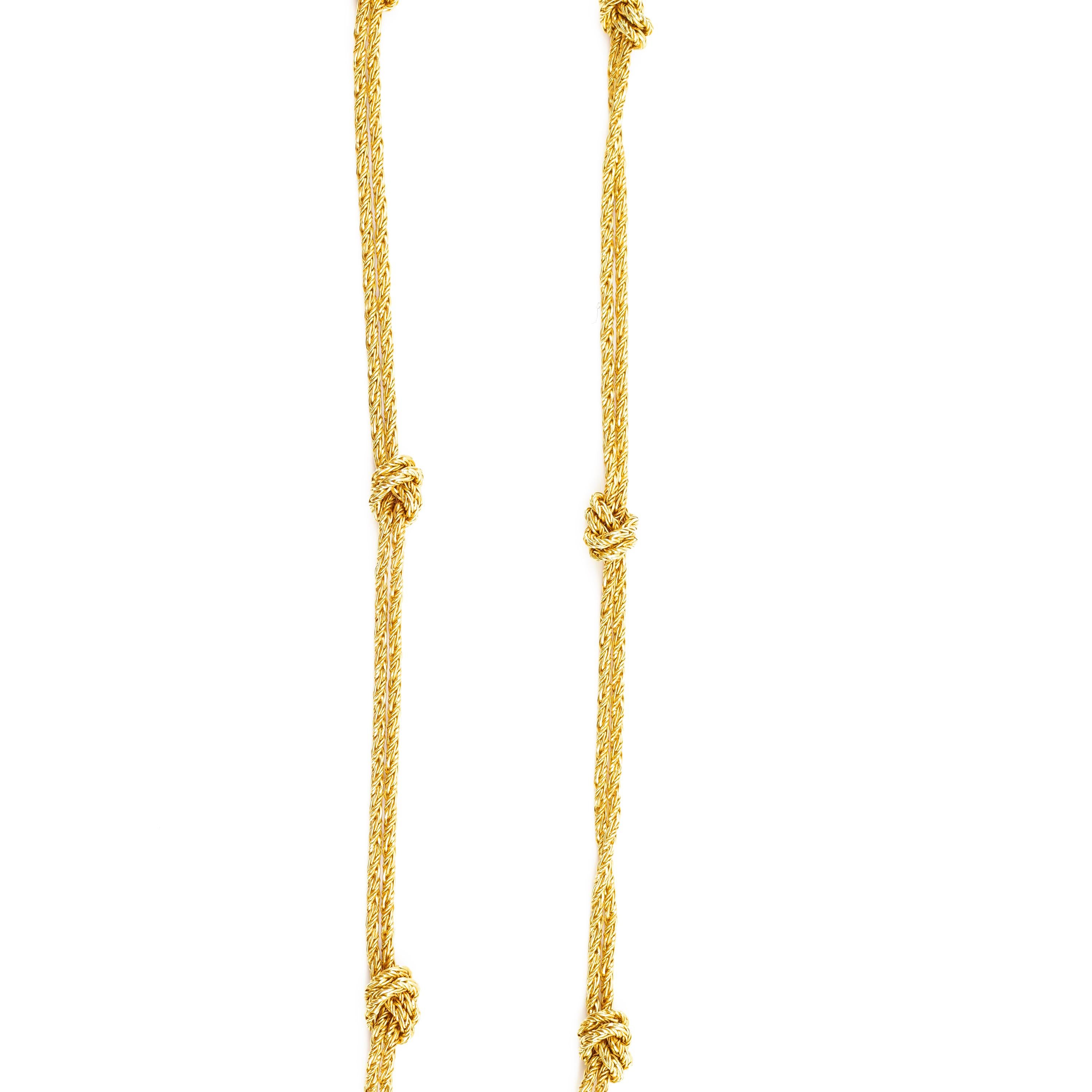 Retro Gold Necklace by Tiffany & Co., Germany