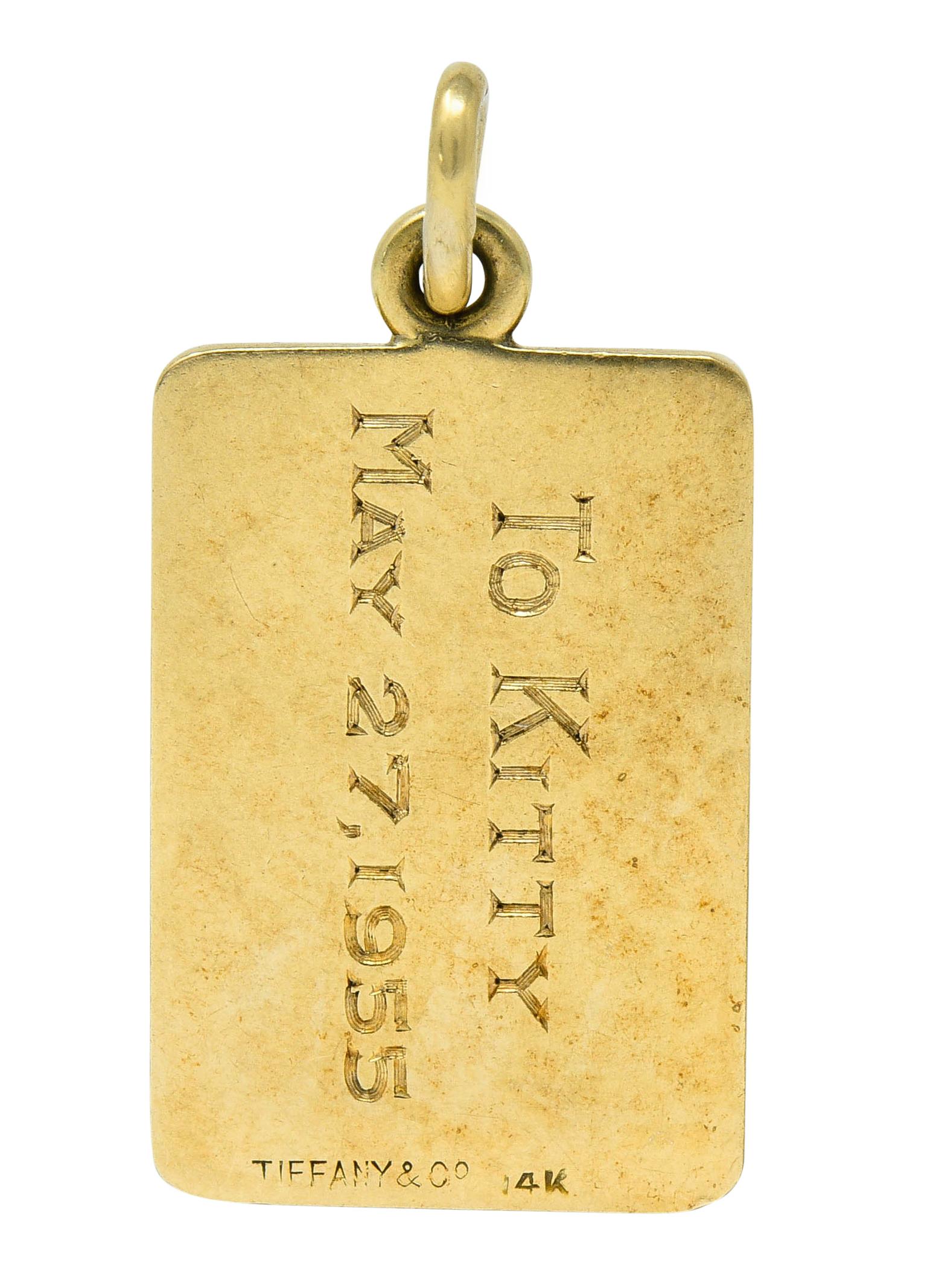 gold ace of spades pendant