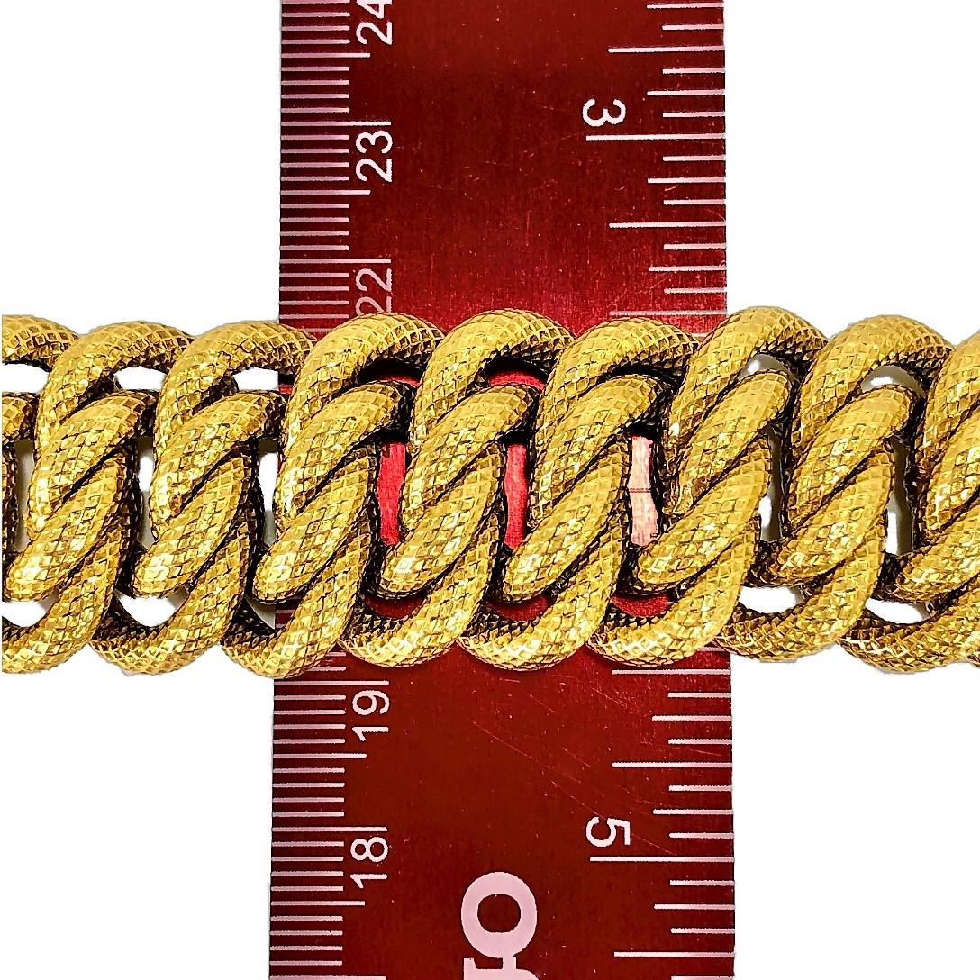 Tiffany & Co. Midcentury Italian Textured Gold Bracelet 3