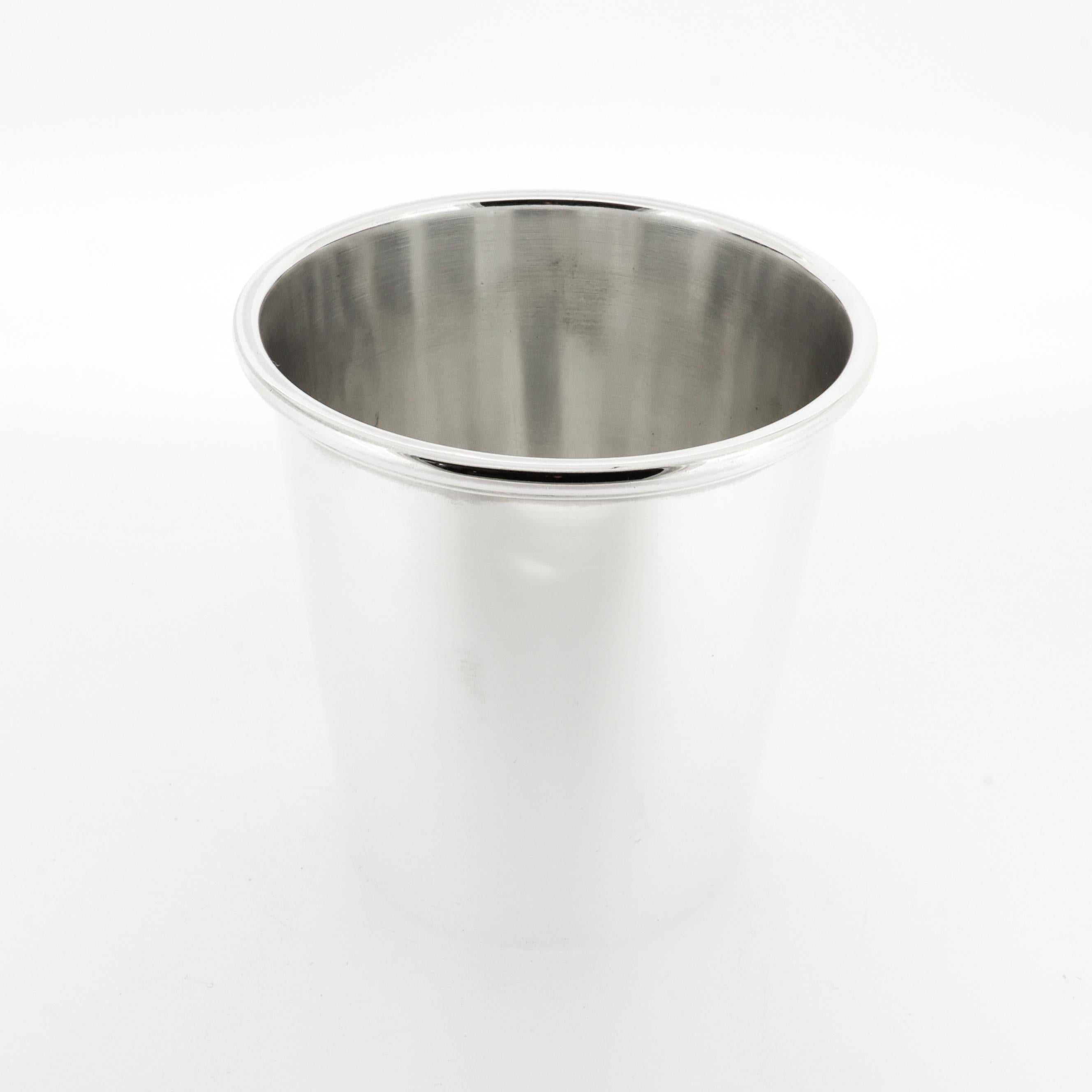Tiffany & Co. Tazza o tazza Mint Julep in argento Sterling di metà secolo In condizioni buone in vendita a Philadelphia, PA