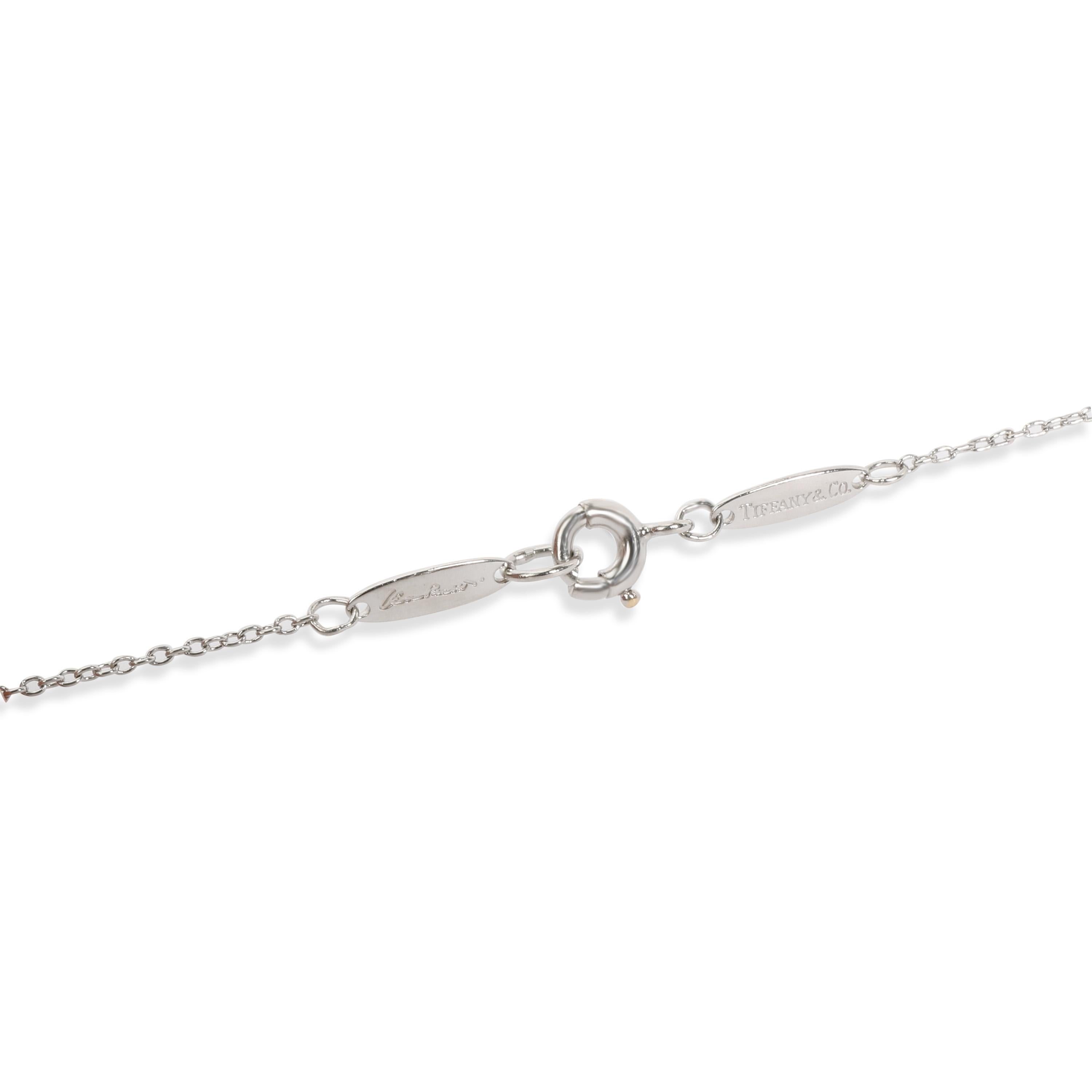 Women's Tiffany & Co. Mini-Mini Starfish Diamond Pendant in Platinum 0.13 Carat