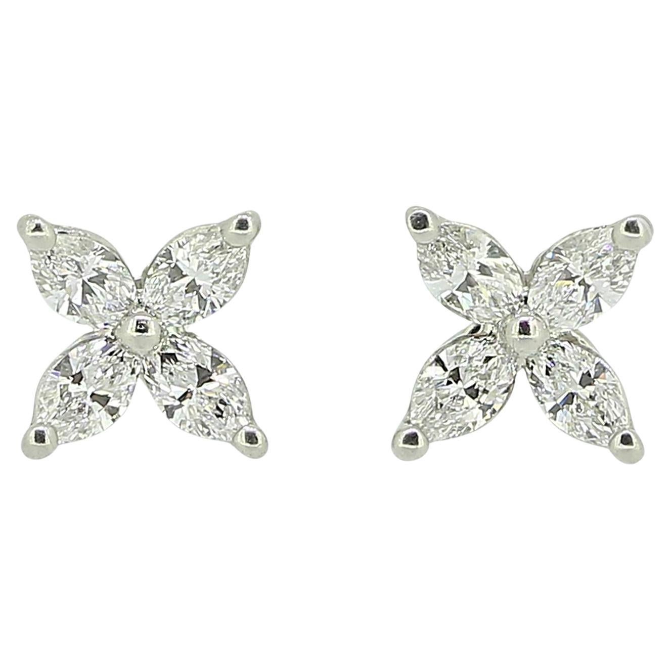 Tiffany & Co. Mini Victoria 0.19 Carat Diamond Earrings