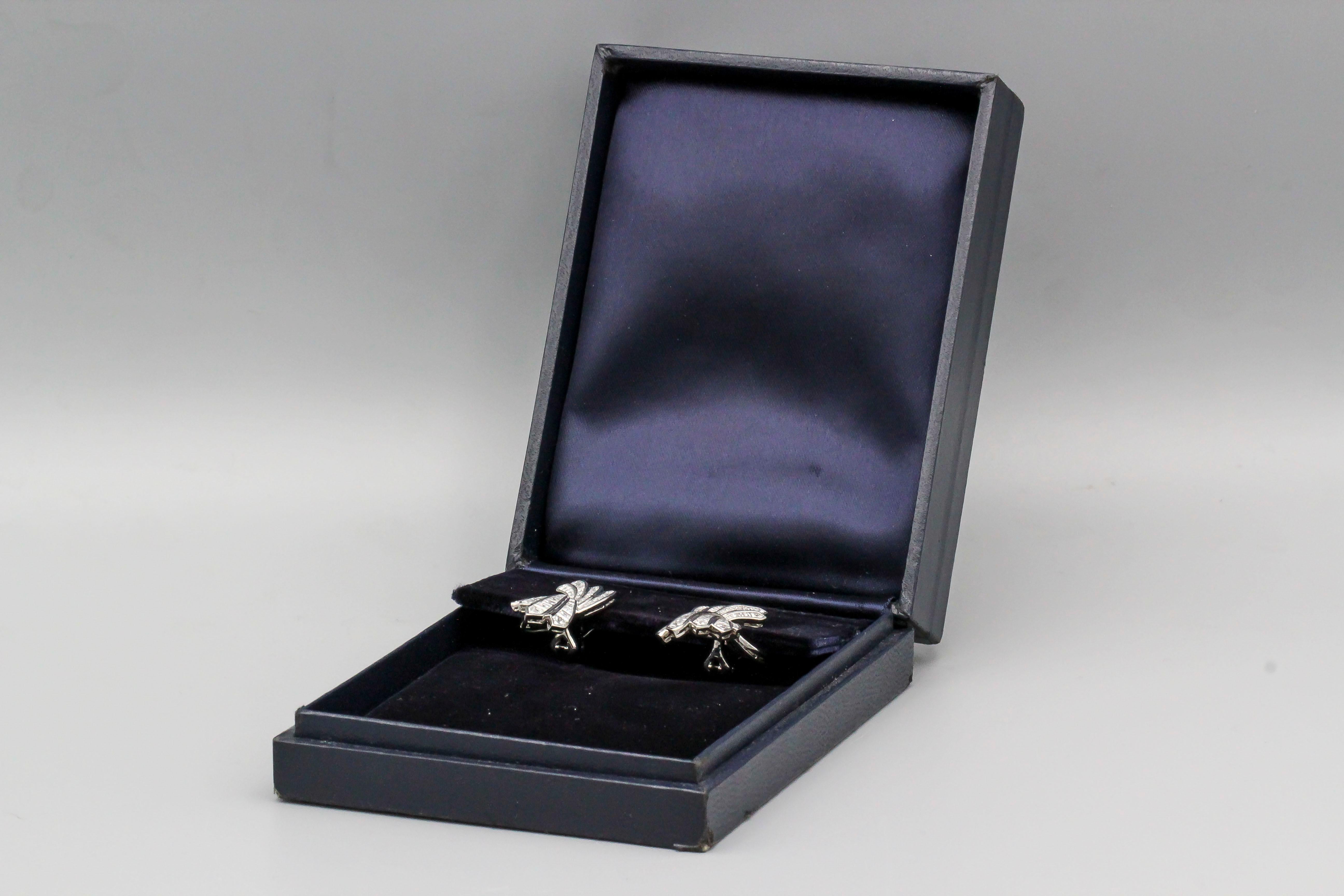 Tiffany & Co. Boucles d'oreilles Modernity en diamant et platine en vente 3