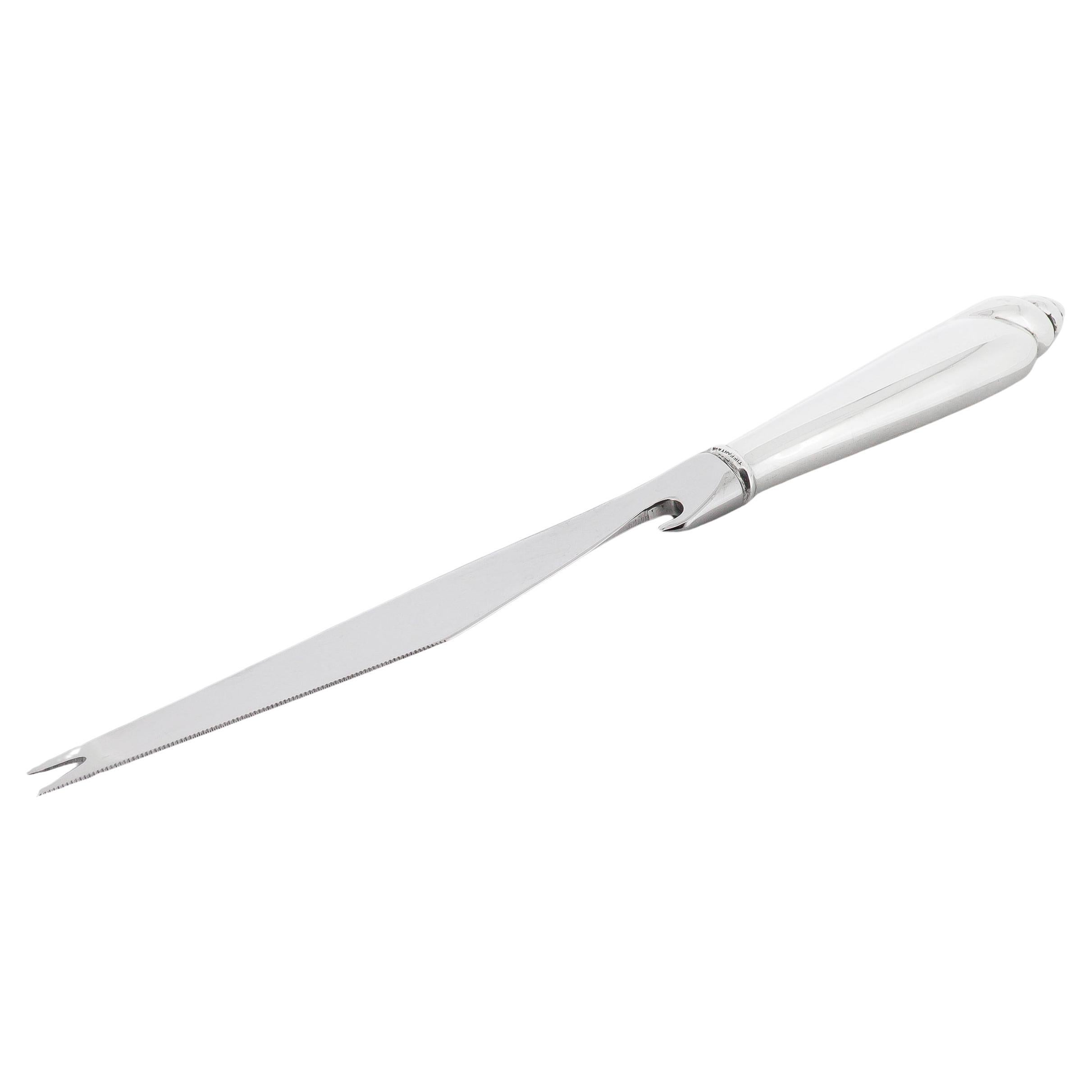 Tiffany & Co. 'Modern Shell' Pattern Hollow Handle Bar Knife by Angela Cummings In Good Condition For Sale In Philadelphia, PA