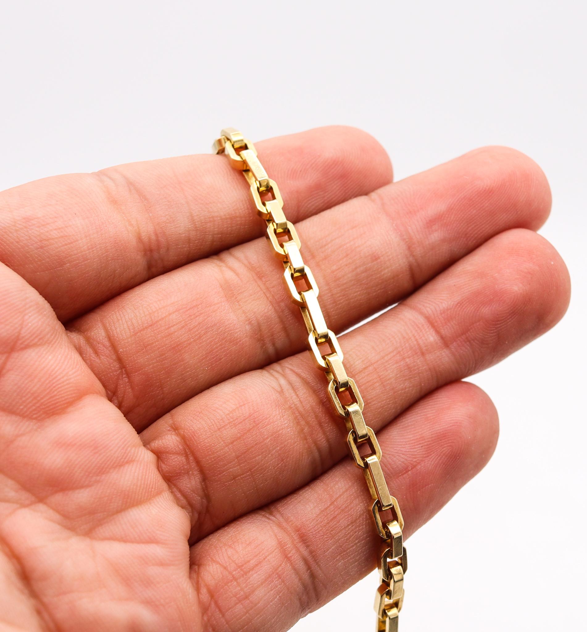 Tiffany & Co. Modernist Fancy Links Bracelet in Solid 18kt Yellow Gold 3
