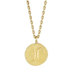 TIffany & Co. Modernist Gemini Large Gold Pendant Necklace