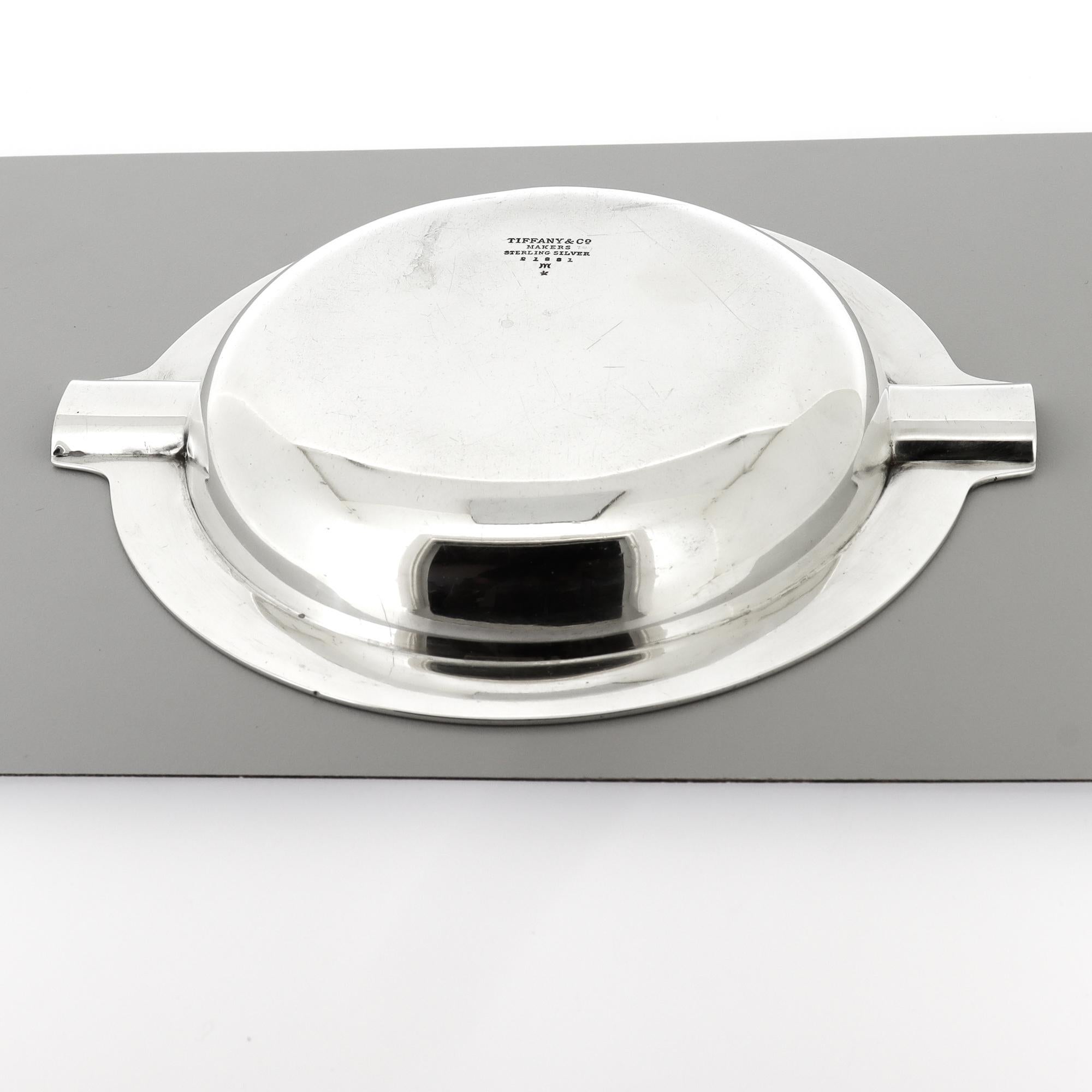 Tiffany & Co. Posacenere modernista in argento 925 in vendita 8