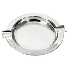 Tiffany & Co. Modernist Sterling Silver Cigar / Cigarette Ashtray