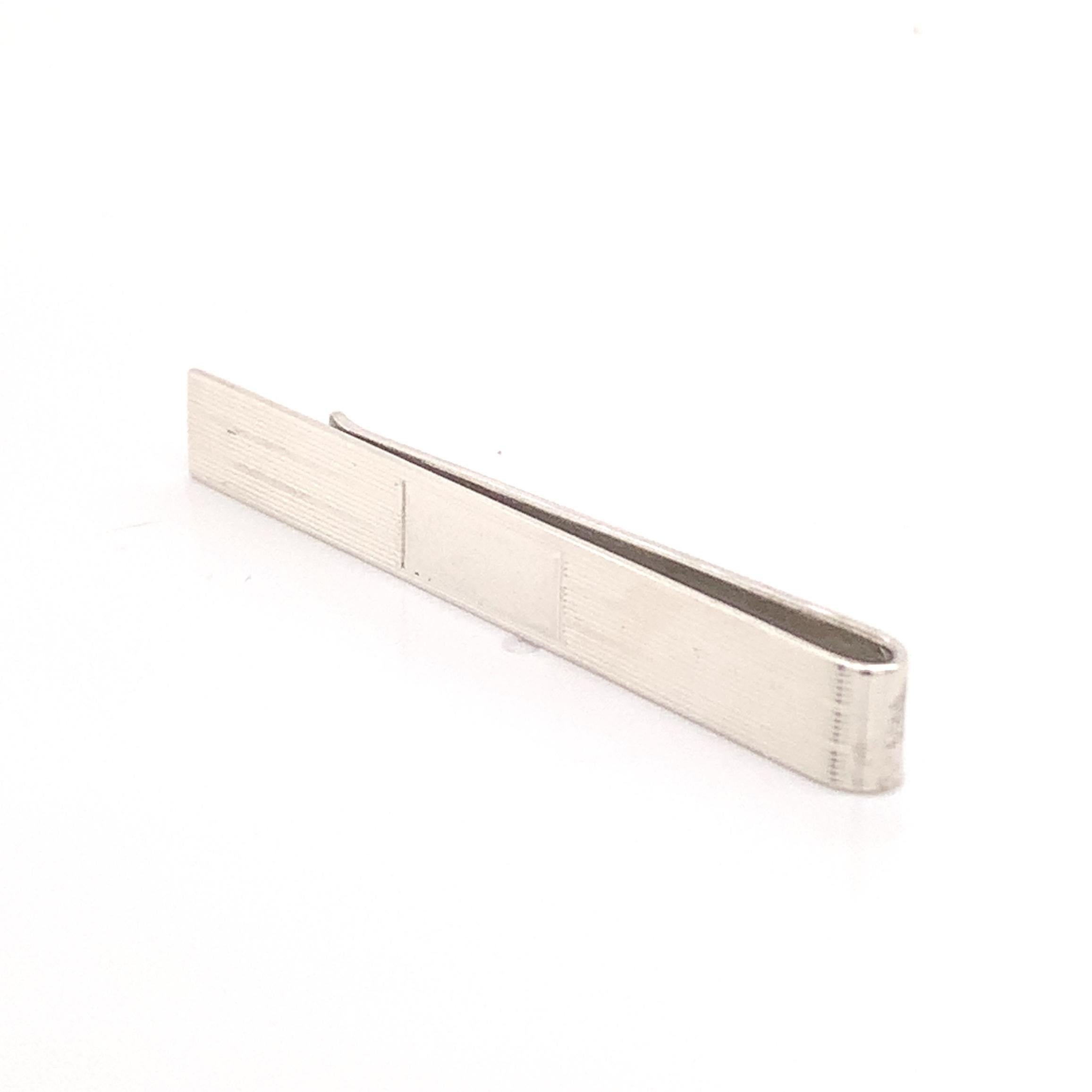 Tiffany & Co. Estate Money Clip and Tie Clip Sterling Silver 3