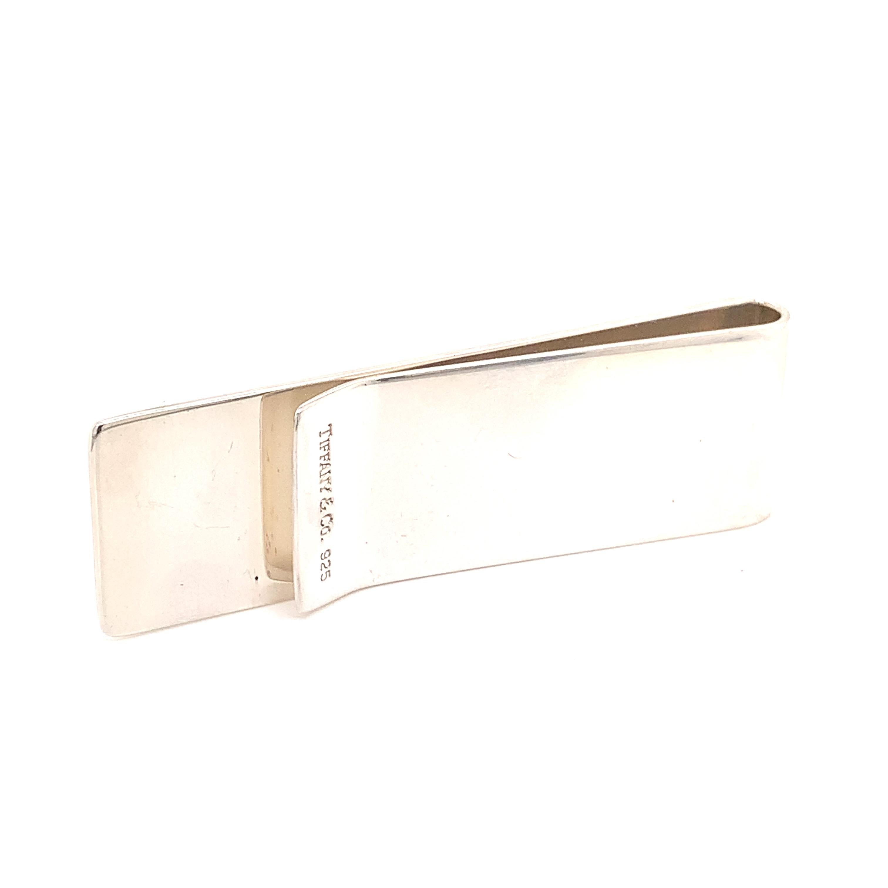 Tiffany & Co. Estate Geldklammer Sterling Silber 925 21::7 Gramm 6