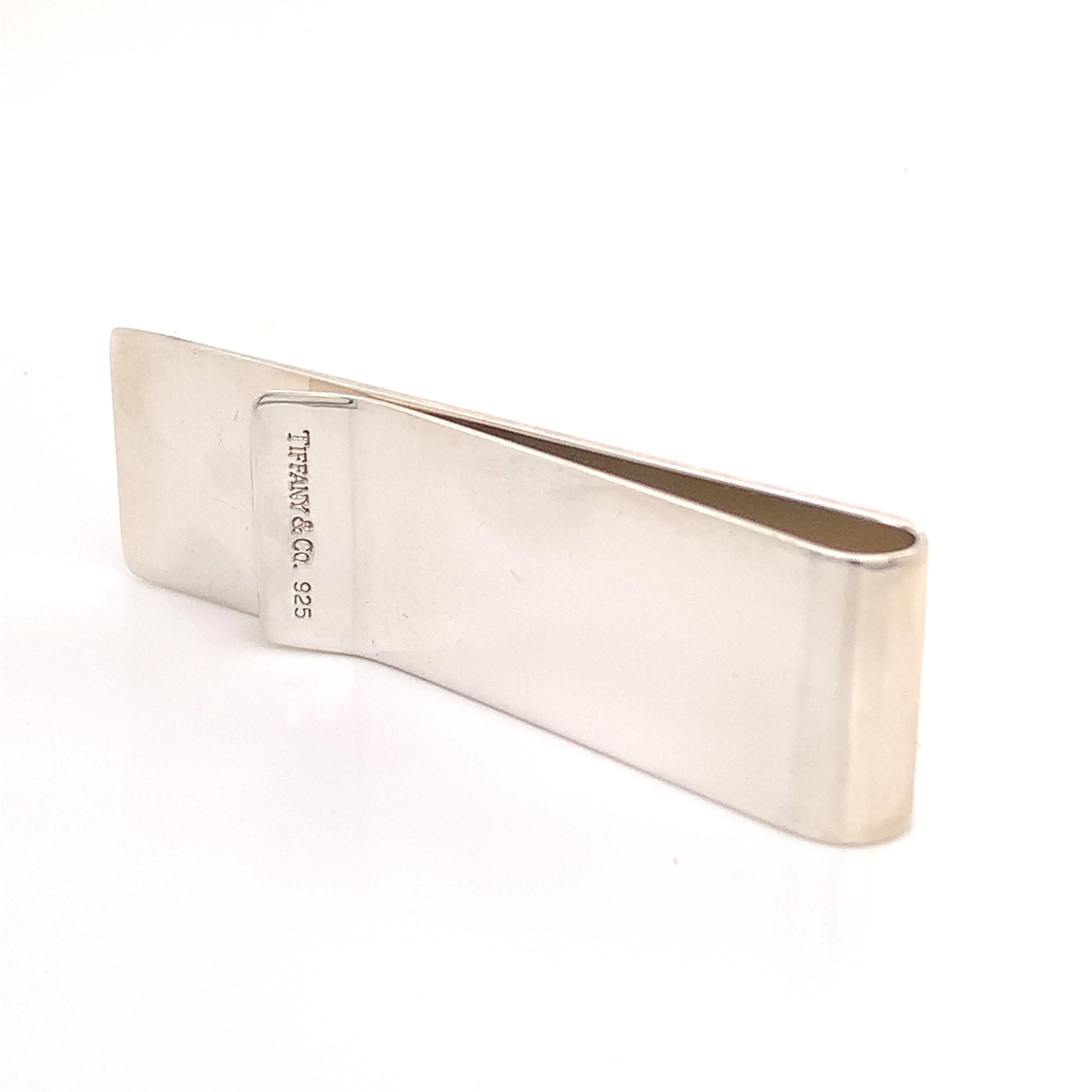 Tiffany & Co. Estate Geldklammer Sterling Silber 925 21::7 Gramm 1