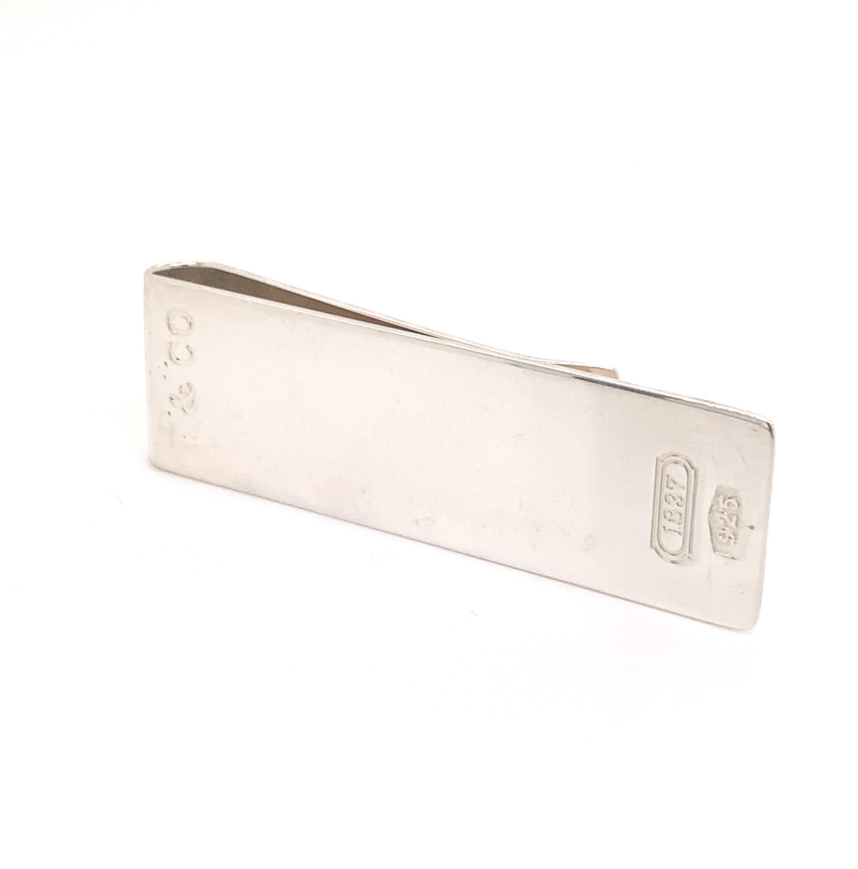 Tiffany & Co. Estate Geldklammer Sterling Silber 925 21::7 Gramm 3