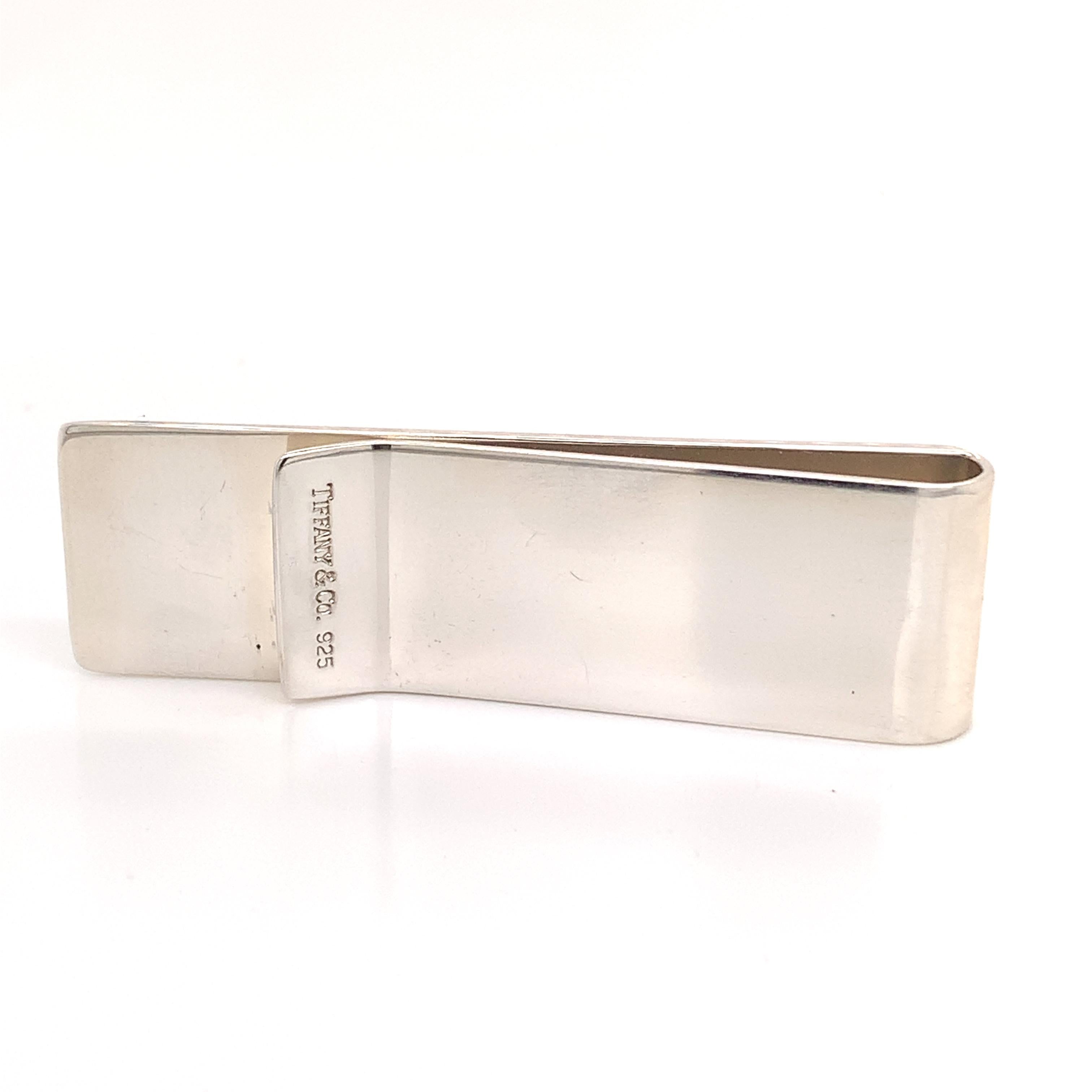 Tiffany & Co. Estate Geldklammer Sterling Silber 925 21::7 Gramm 4