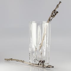 Tiffany & Co. Monkey Straw Pair in Silver For Mint Julep Lovers Perhaps
