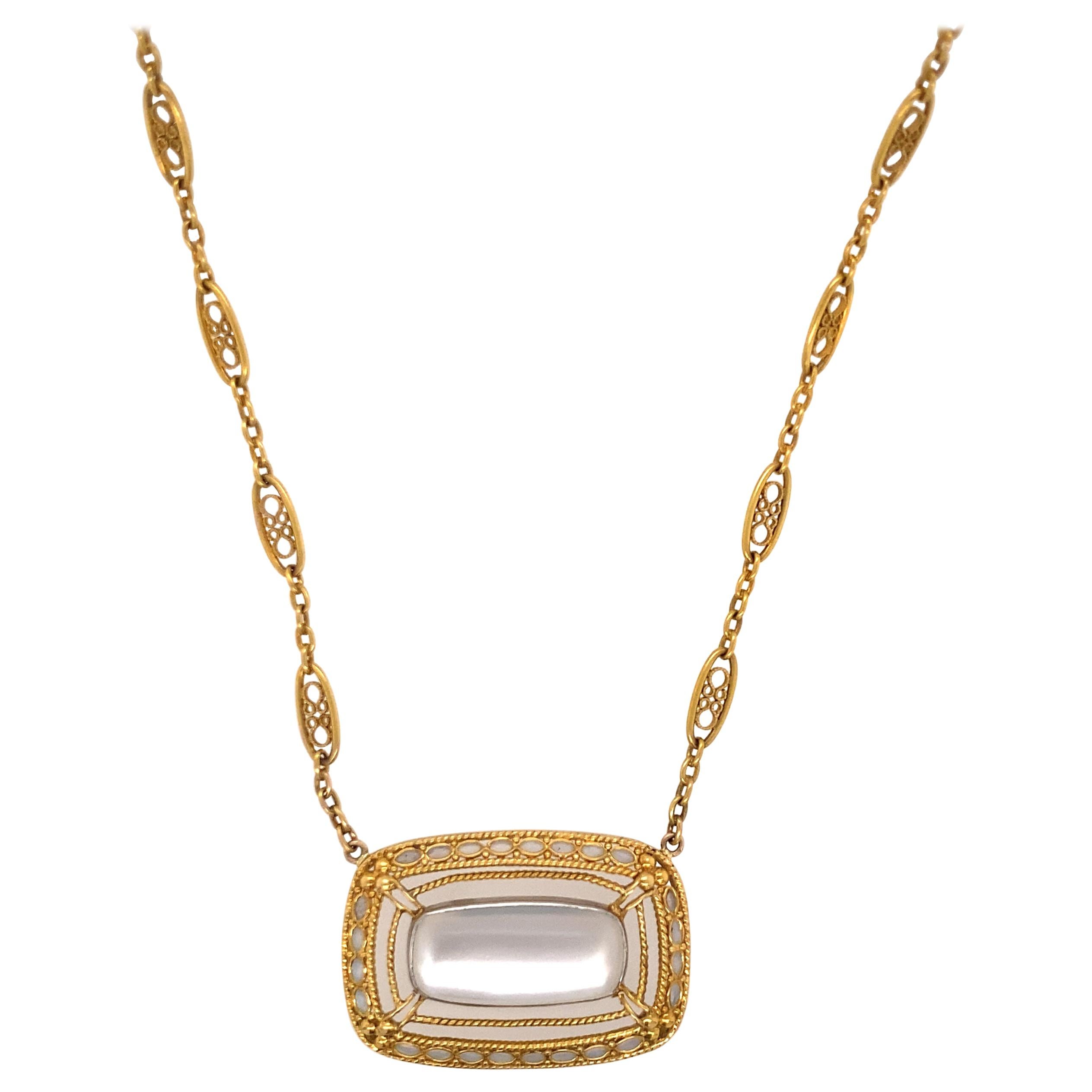 Tiffany & Co Moonstone Necklace