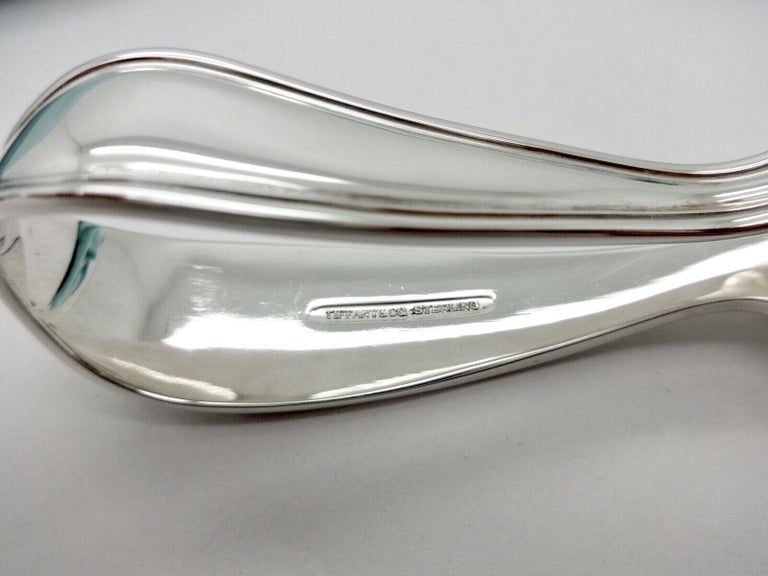 Tiffany and Co. Mother Goose Sterling Silver Curved Handle Baby Spoon