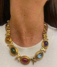 Tiffany & Co Multi Gem Necklace by Paloma Picasso