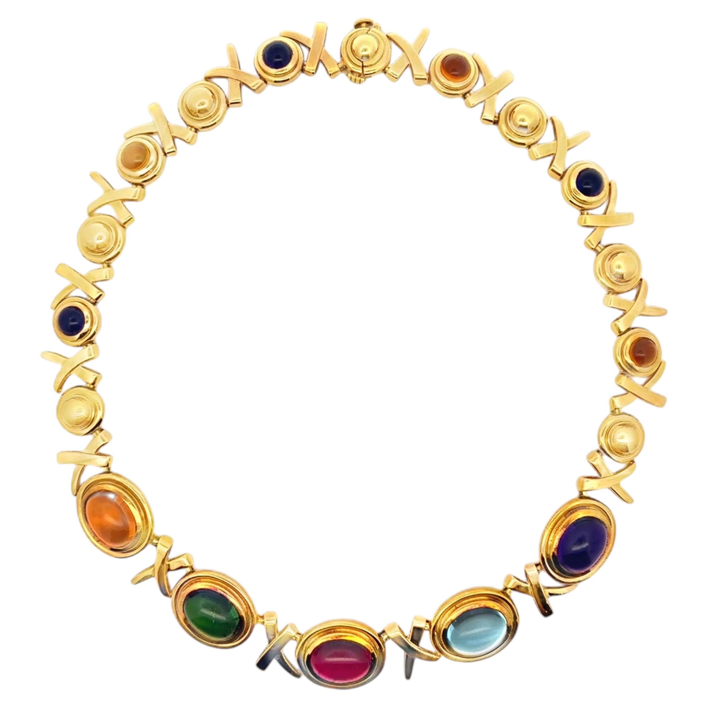 Tiffany & Co Multi Gem Necklace by Paloma Picasso