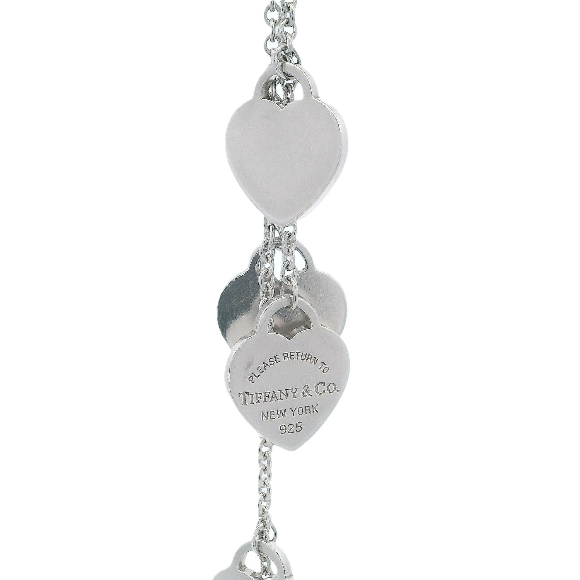 da uomo o donna Tiffany & Co. Collana Lariat con più cuori in vendita